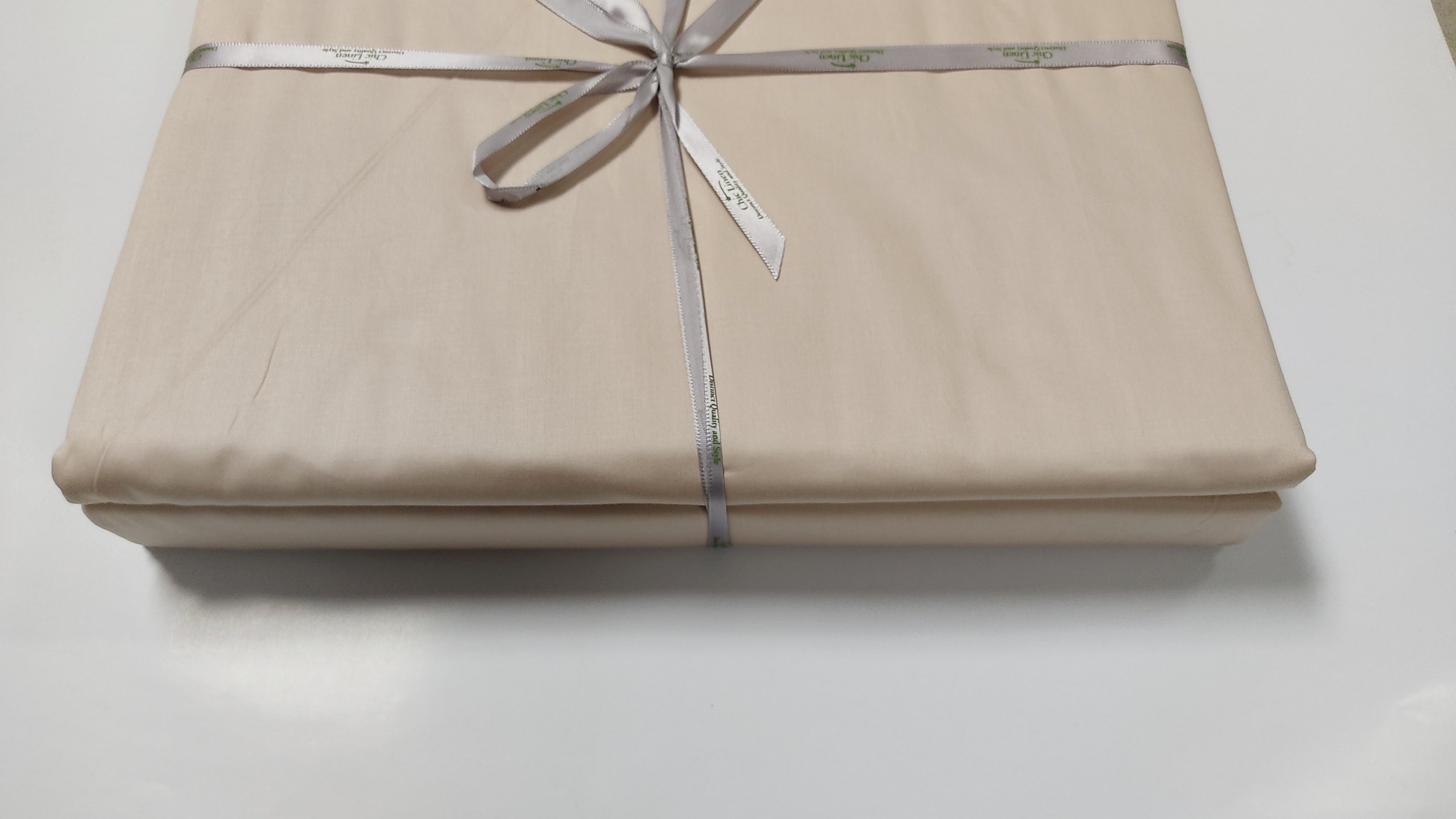 Plain Natural Duvet Cover Set, 500TC