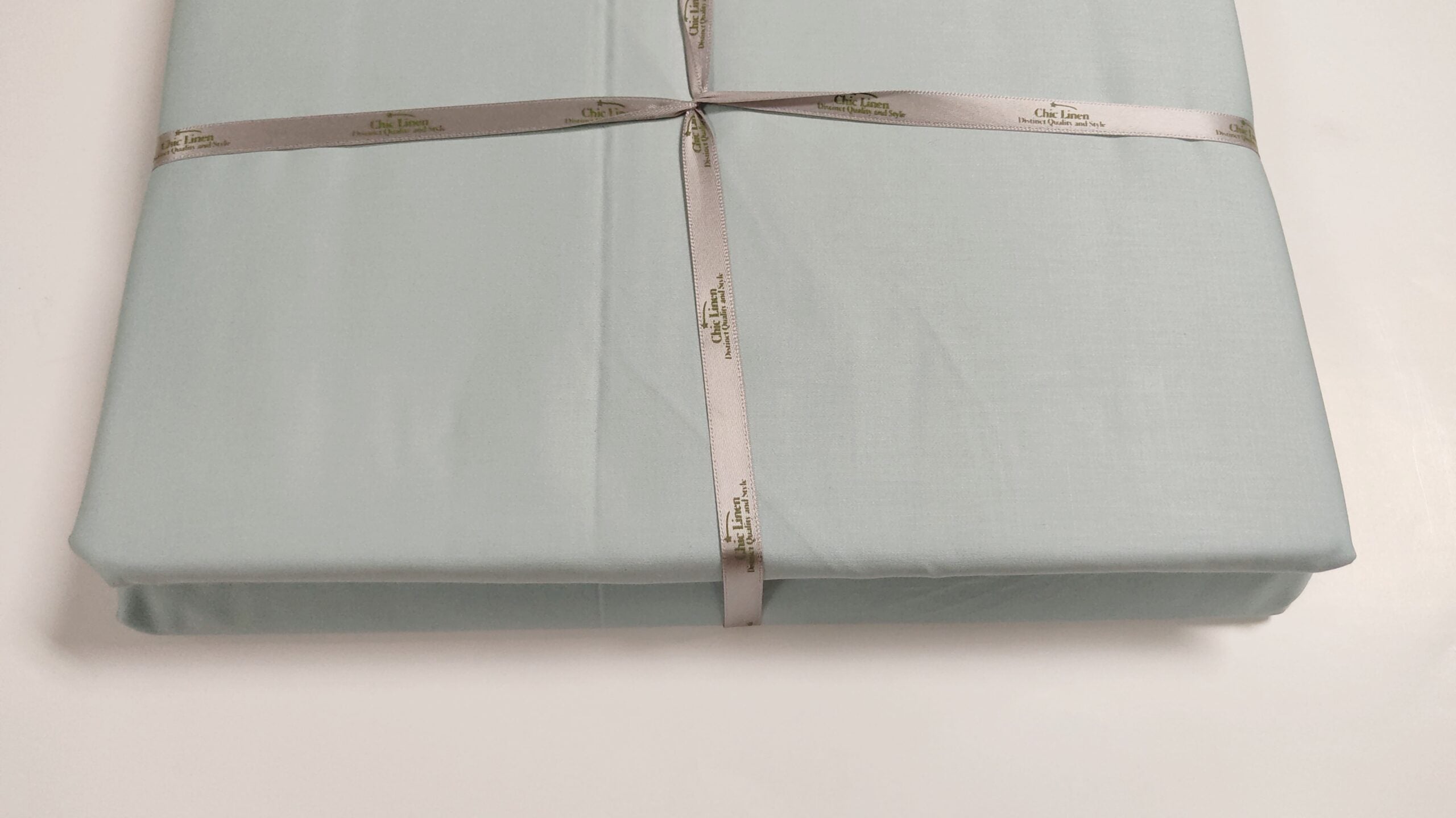 Fitted Sheet Plain Duck Egg Blue 500TC