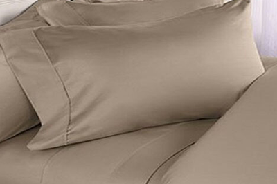 Fitted Sheet Plain Natural 500TC